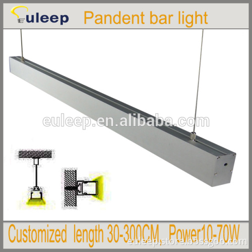 1.2m 2m 2.4m led pendant light,linkable led office lighting, suspended led linear light